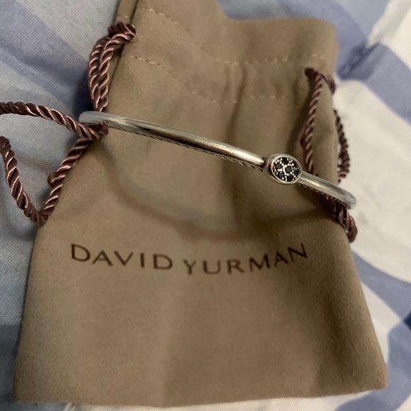 Vintage david yurman cable bangle  with diamond confetti - Picture 8 of 13